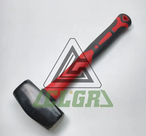 clgr club lump hammer fibreglass handle with rubber grip in china