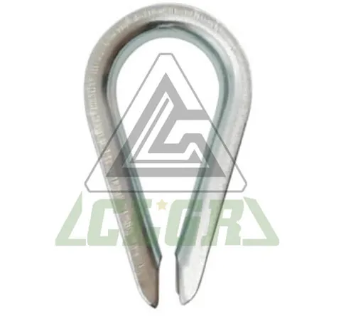 clgr galvanized wire rope thimble european type manufacturers