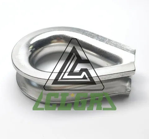 clgr heavy duty stainless steel wire rope thimble us fed spec factory