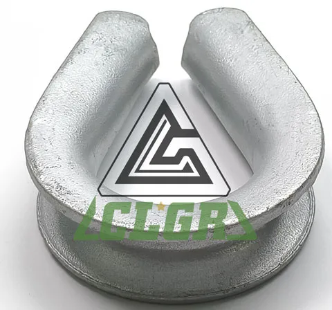clgr heavy duty wire rope thimble galvanized us fed spec factory