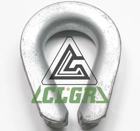 clgr heavy duty wire rope thimble galvanized us fed spec manufacturers