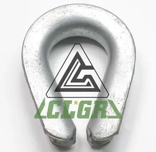 CLGR® Heavy Duty Wire Rope Thimble Galvanized US Fed. Spec.