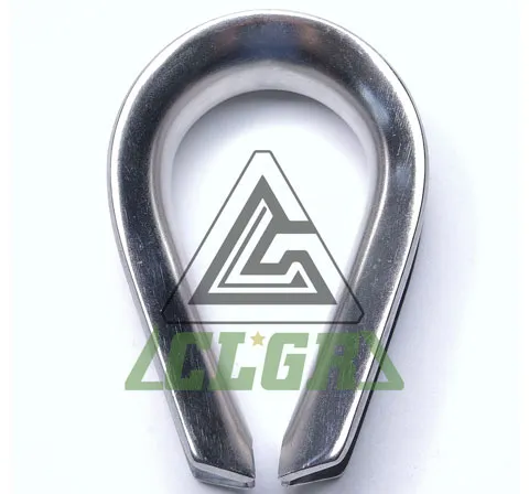 clgr light duty stainless steel wire rope thimble us fed spec manufacturers
