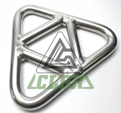 clgr stainless steel triangles with 4 holes for trawl fishing factory