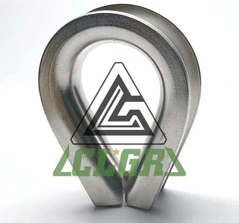 clgr stainless steel wire rope thimbles european type china