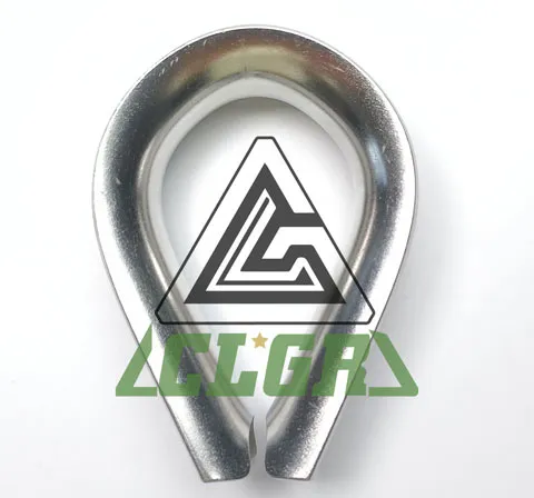 clgr stainless steel wire rope thimbles european type manufacturers