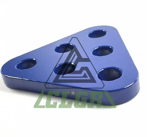 clgr steel triangle plates with six holes for trawl fishing factory