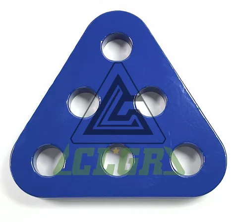 clgr steel triangle plates with six holes for trawl fishing manufacturers