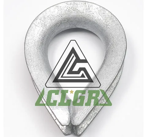 clgr galvanised wire rope thimble bs464 type hdg en13411-1 din3090 manufacturers