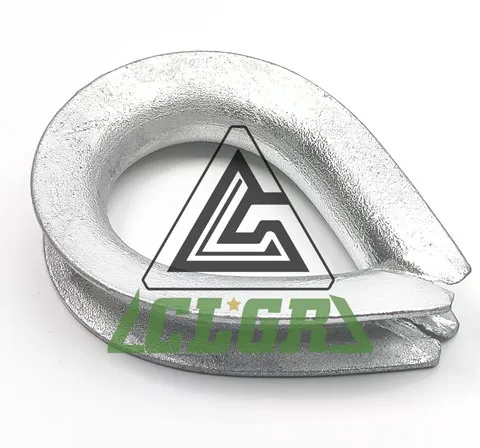 clgr galvanised wire rope thimble bs464 type hdg en13411-1 din3090 suppliers