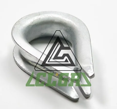 clgr galvanized wire rope thimble din 6899 b type factory
