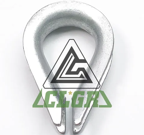 clgr galvanized wire rope thimble din 6899 b type manufacturers