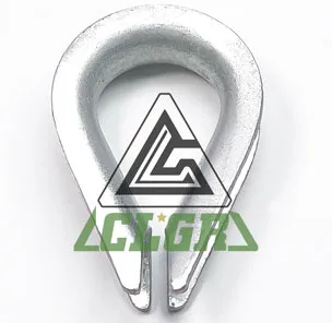 CLGR® Galvanized Wire Rope Thimble DIN 6899 B Type