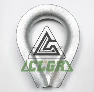 CLGR® Heavy Duty Stub-end Wire Rope Thimble with Gusset K2-B US Fed. Spec.