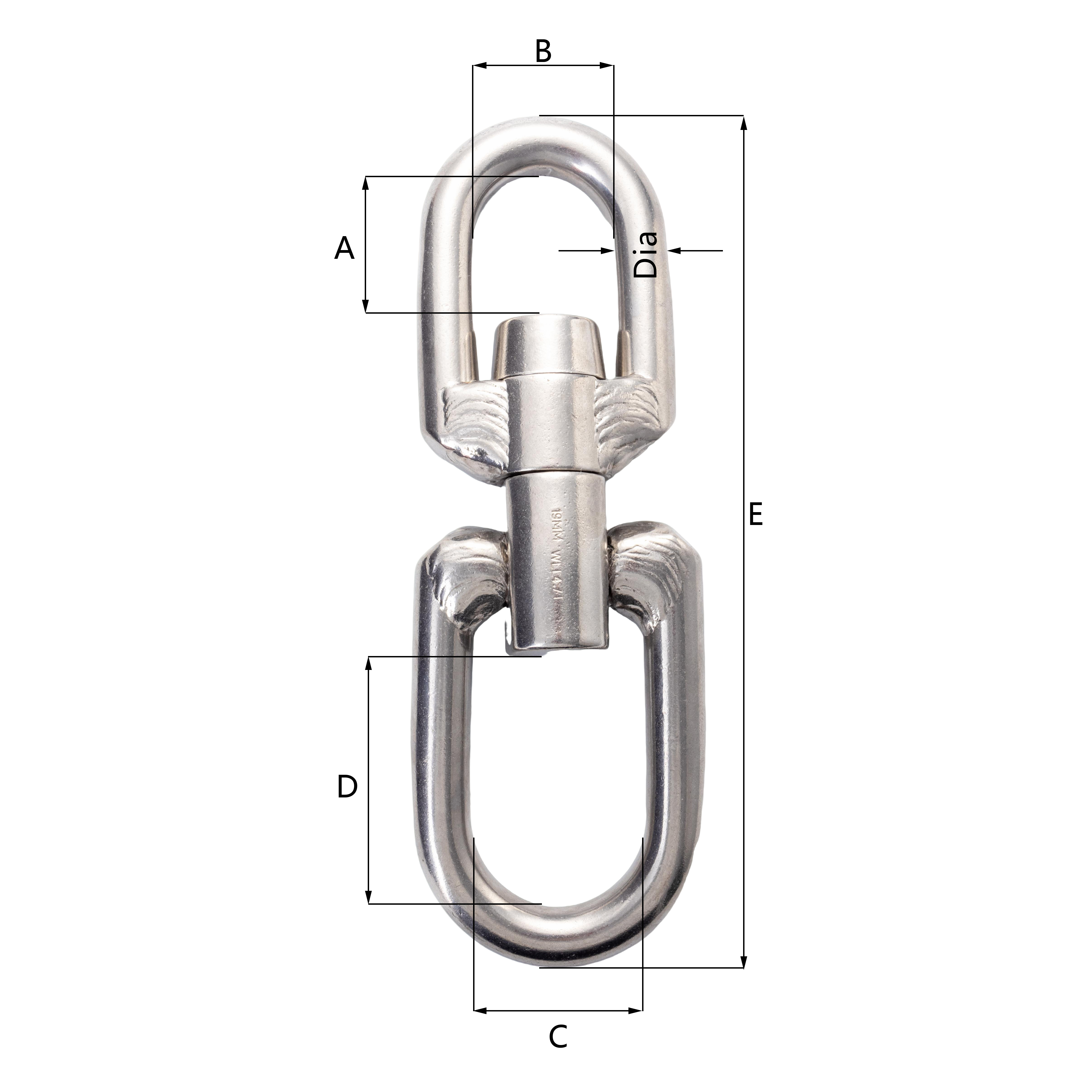 Stainless Steel Flexible Swivel Longer - LF Type