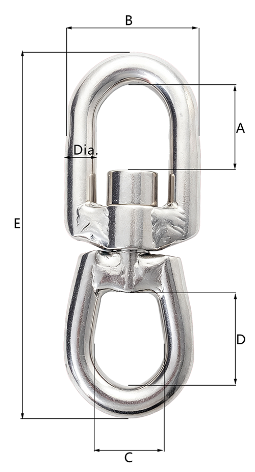 drawing-clgr-of-stainless-steel-swivel-d-sd-type-fishing-trawling-gear