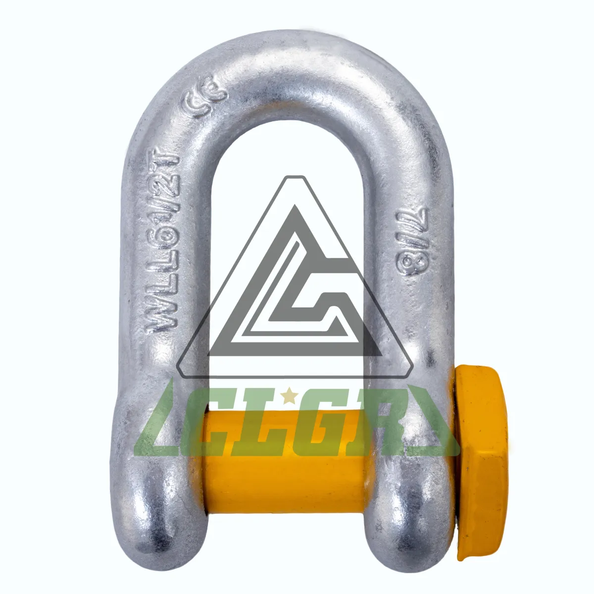 CLGR® High Tensile Chain Shackle Square Head Pin for Lifting & Rigging