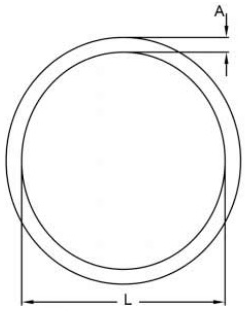Drawing Stainless Steel Round O Ring
