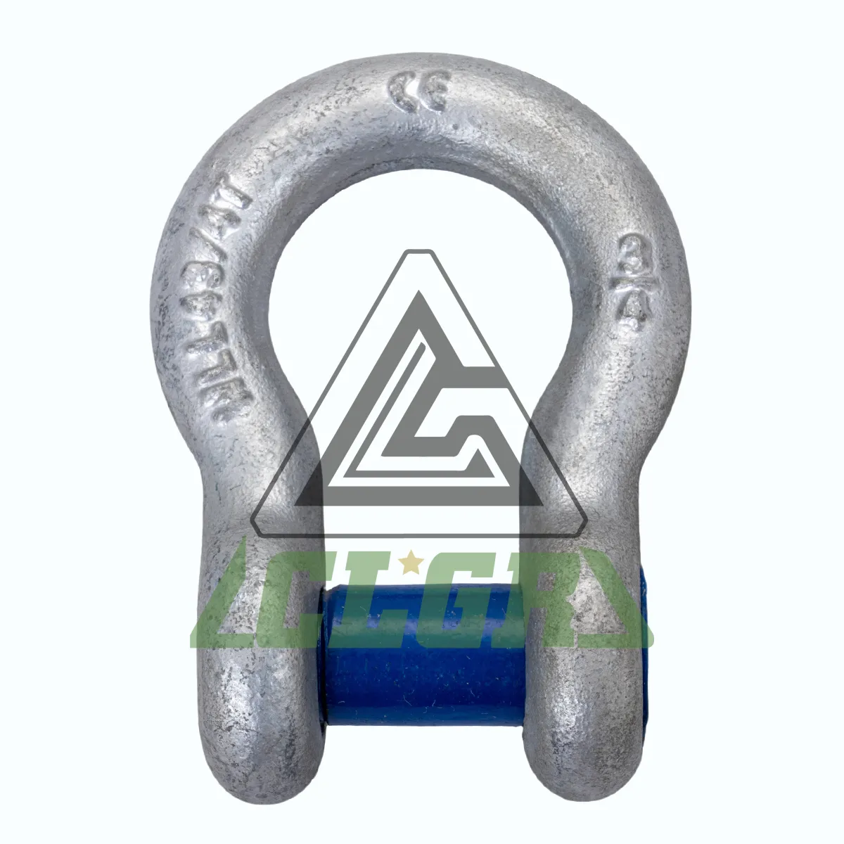 CLGR® High Tensile Bow Shackle with Square Sunken Head Pin - Lifting & Rigging