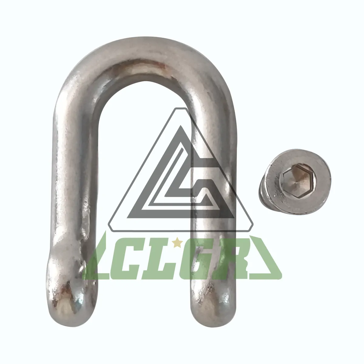 CLGR® Stainless Steel D Shackle with Hexagon Socket Pin – European Type