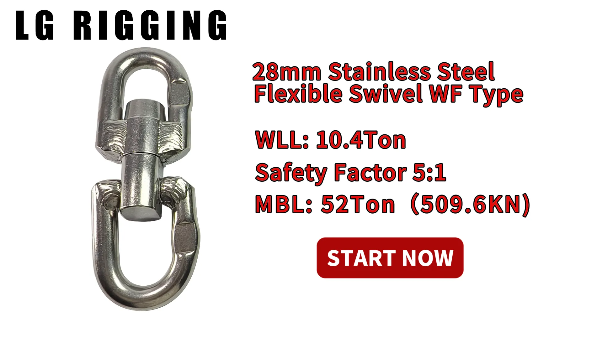 CLGR® Break Test 28mm Stainless Steel Flexible Swivel WF Type