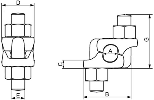 drawing-of-fist-grip-wire-rope-clips-hot-dip-galvanized