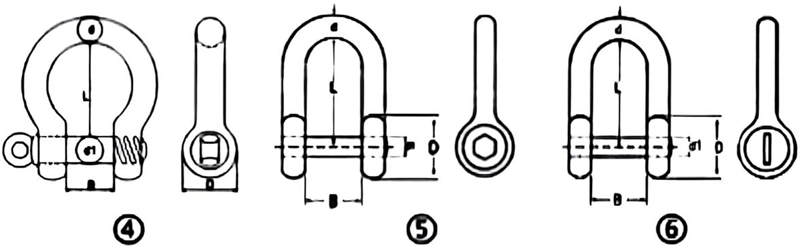drawing-of-jis-type-screw-pin-d-commercial-shackle