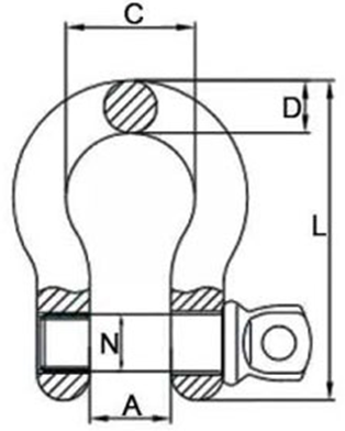 drawing-clgr-of-grade-80-alloy-screw-pin-anchor-shackle
