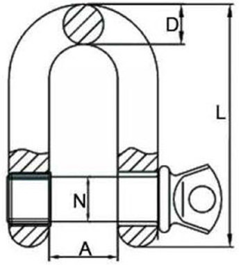 drawing-clgr-of-grade-80-alloy-screw-pin-chain-shackle