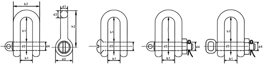 drawing-clgr-of-shackles-similar-to-din-82101-form-a/b/c-galvanised drawing-clgr-of-shackles-similar-to-din-82101-form-a/b/c-galvanised