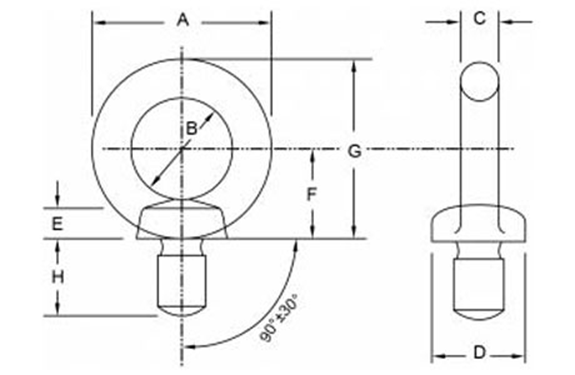 drawing-clgr-of-jis-1168-eye-bolt-forged-galvanized-carbon-steel-china-supplier drawing-clgr-of-jis-1168-eye-bolt-forged-galvanized-carbon-steel-china-supplier