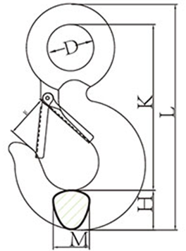drawing-clgr-of-eye-hoist-hook-with-latch-carbon-steel-grade-43-china-supplier drawing-clgr-of-eye-hoist-hook-with-latch-carbon-steel-grade-43-china-supplier