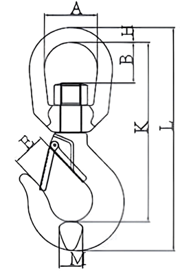 drawing-clgr-of-swivel-eye-hoist-hook-grade-43-china-supplier