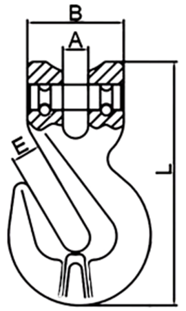 drawing-clgr-of-grade-70-clevis-grab-hook-with-wing-australia-standard