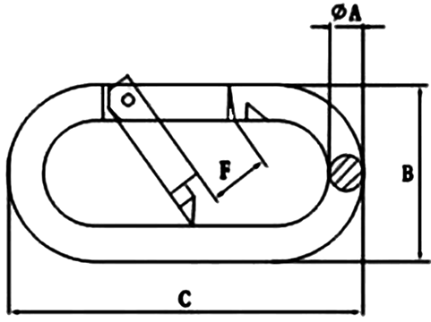 drawing-of-oval-snap-hooks-carbine-hooks-clgr-china-supplier drawing-of-oval-snap-hooks-carbine-hooks-clgr-china-supplier