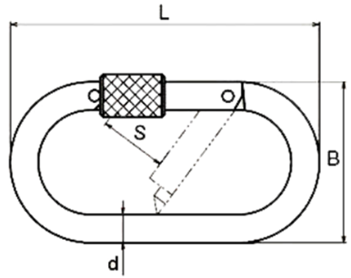 drawing-of-oval-snap-hook-with-screw-nut-china-supplier-clgr drawing-of-oval-snap-hook-with-screw-nut-china-supplier-clgr