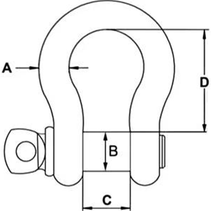drawing-of-stainless-steel-anchor-shackle-oversized-screw-pin-china-supplier-clgr