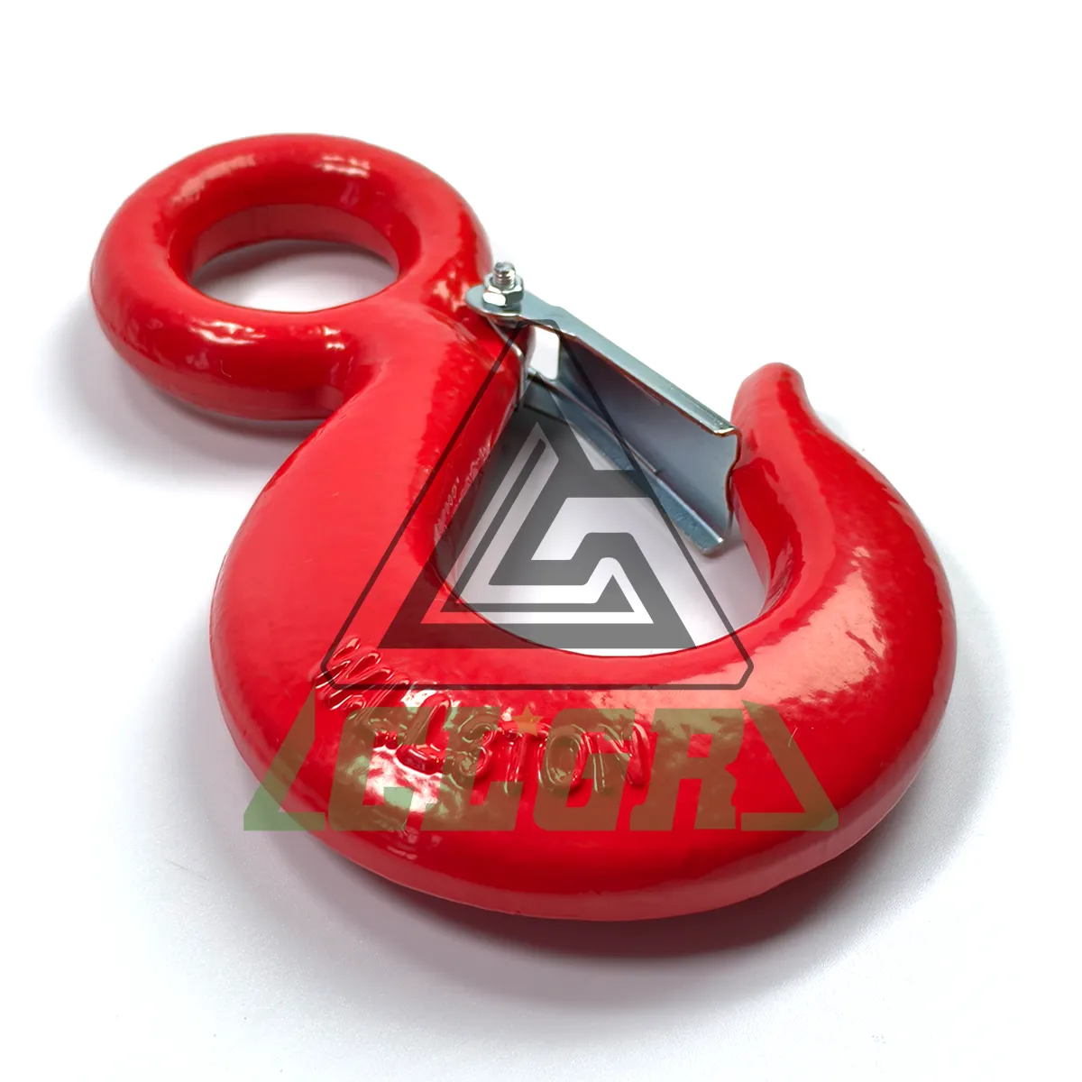 eye hoist hook with latch carbon steel grade 43 china manufacturer