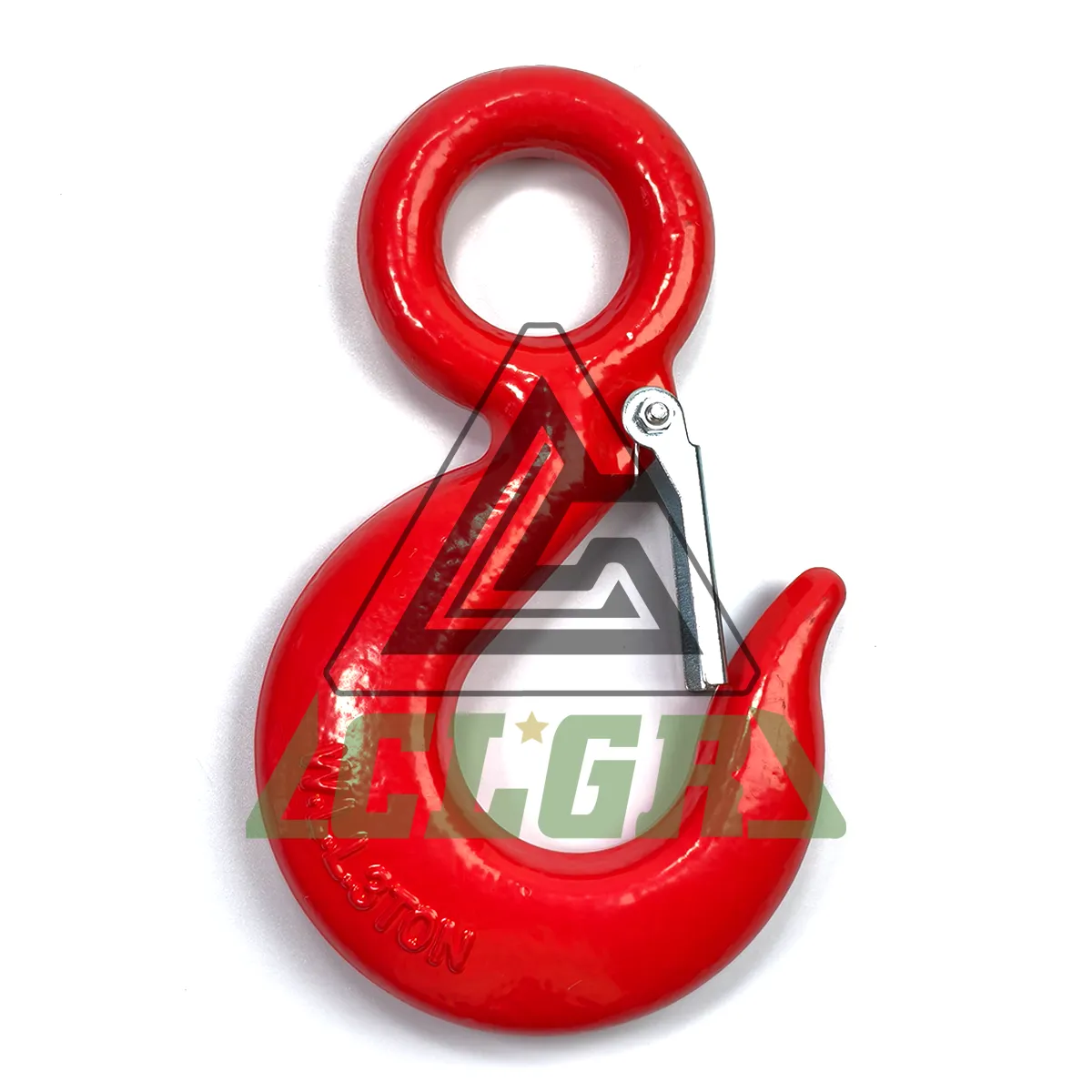 CLGR® Eye Hoist Hook with Latch Carbon Steel Grade 43
