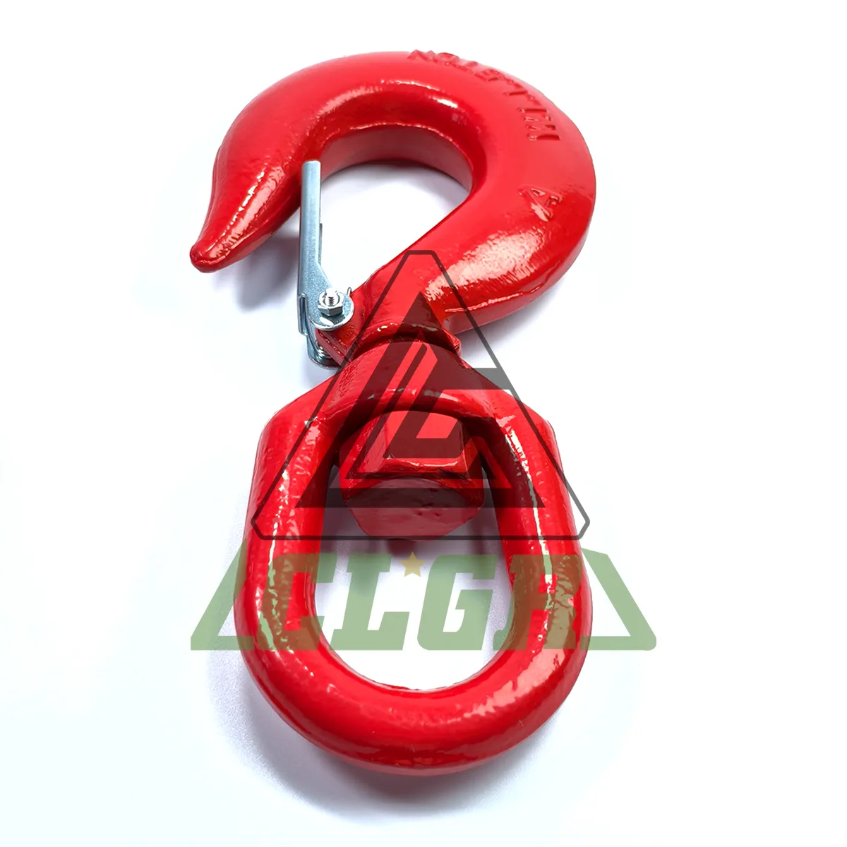 grade 43 swivel eye hoist hook with latch china supplier