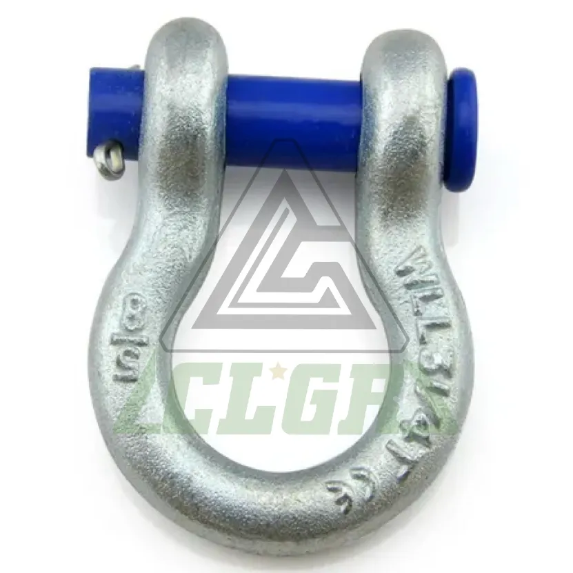 clgr round pin anchor shackle u.s. type bow shackle