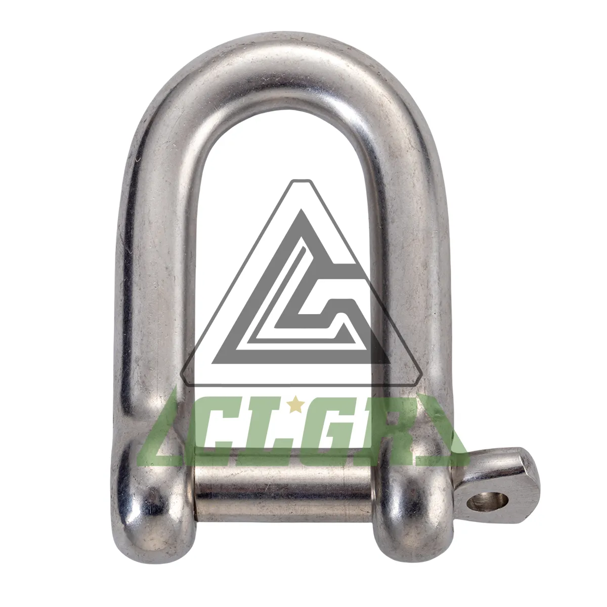 CLGR® AISI 304/316 Stainless Steel D Shackle Captive Pin for marine