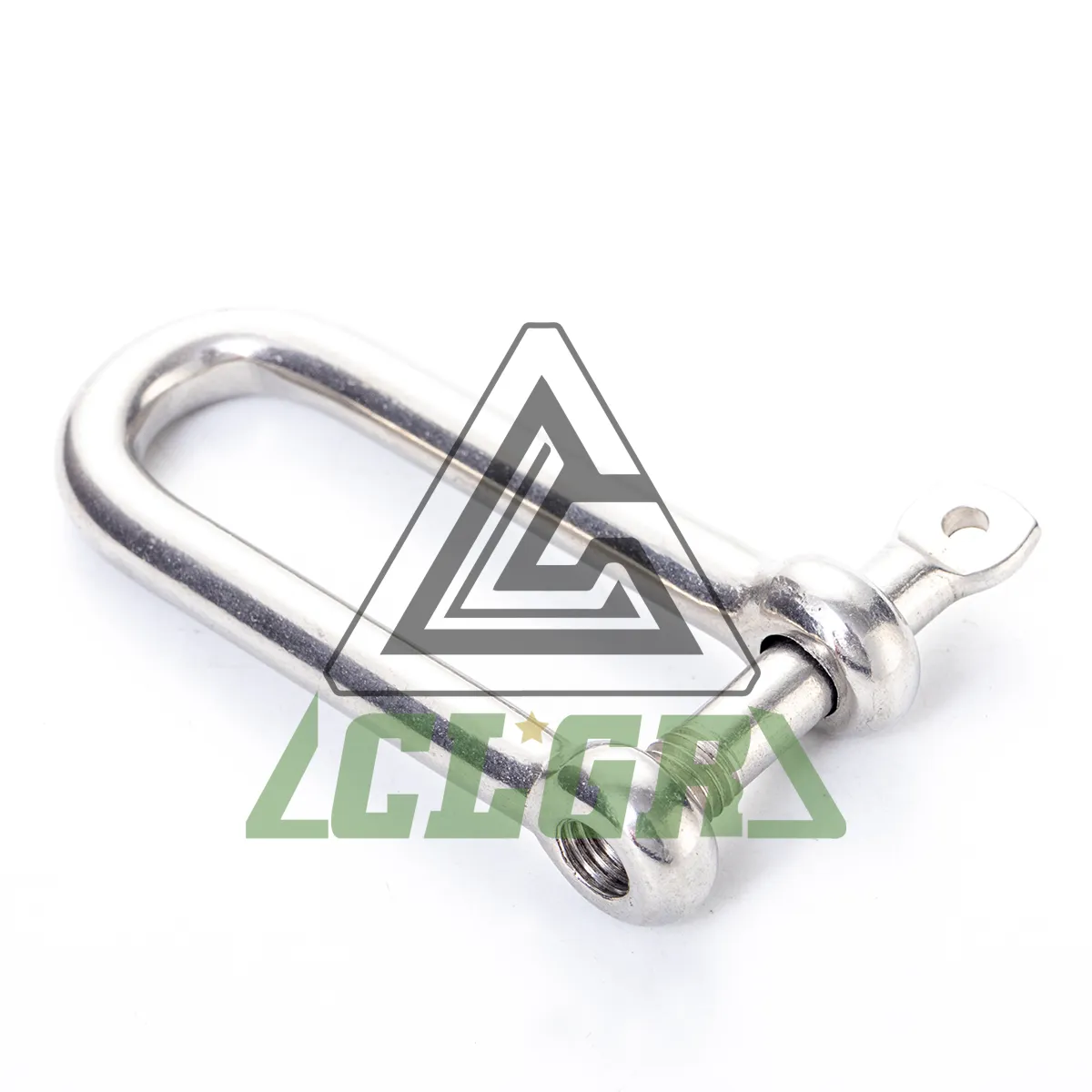 clgr captive pin long d shackle stainless steel