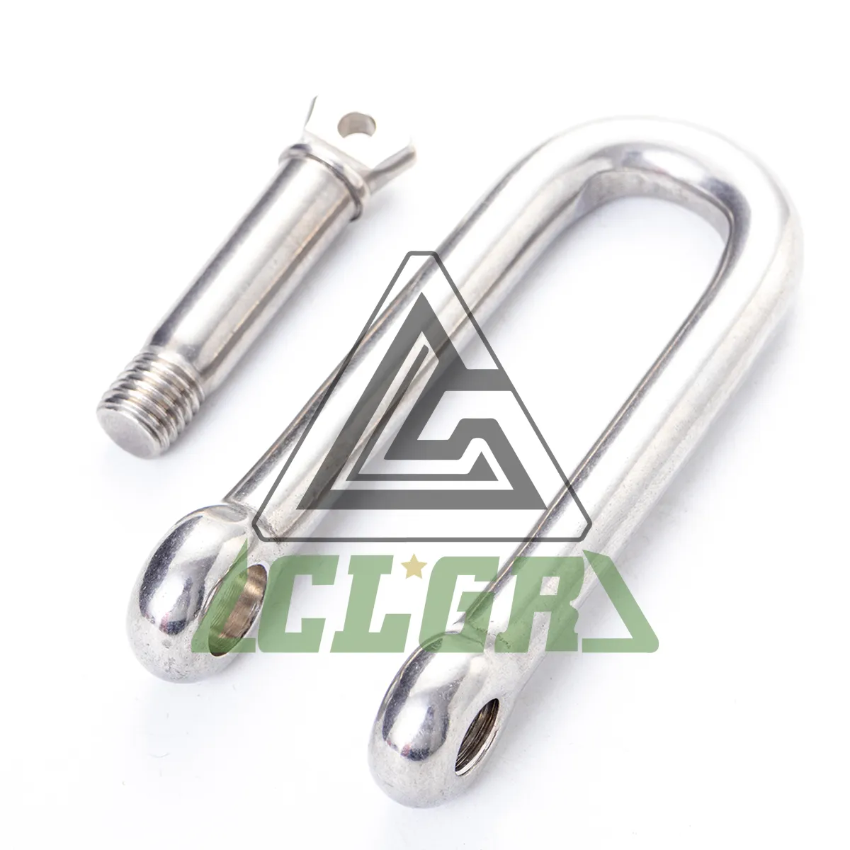CLGR® Screw Pin Long D Shackle Stainless Steel