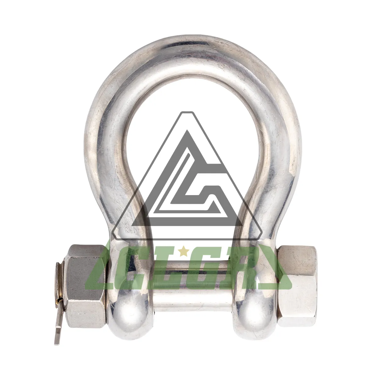 CLGR® Stainless Steel Bow Shackle Oversized Bolt Type Pin
