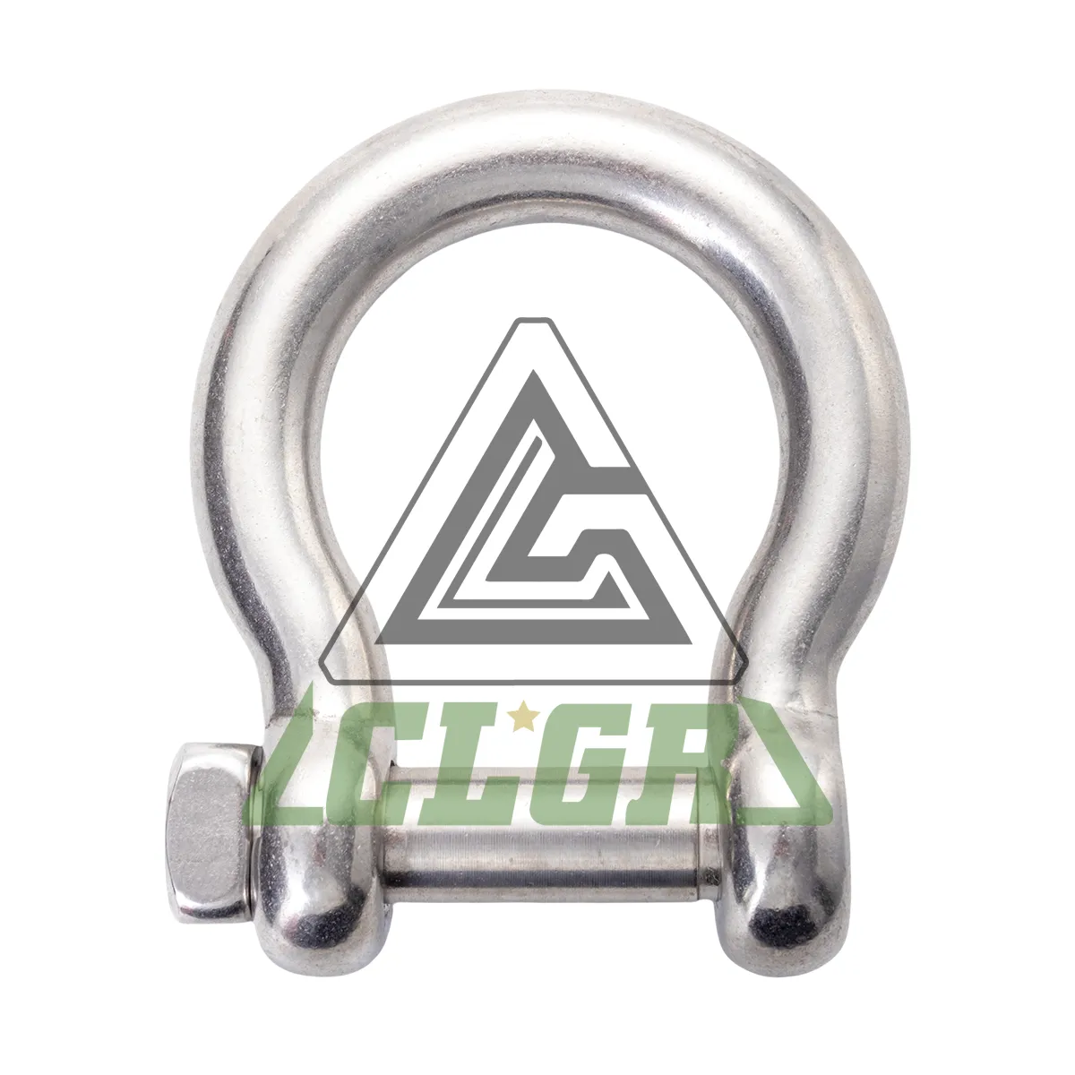 CLGR® Stainless Steel Bow Shackle Square Head Pin European Type - Trawling Gear