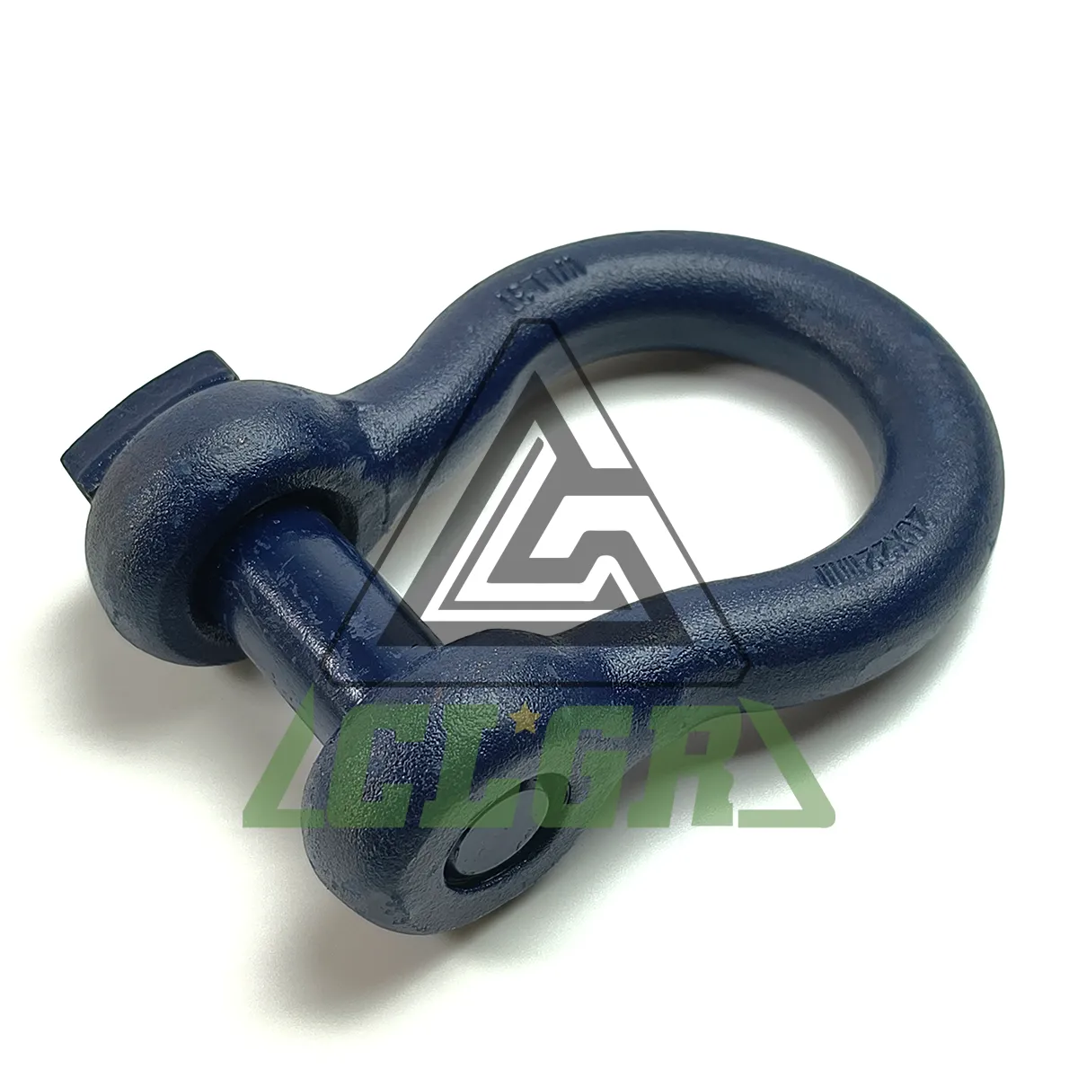 Bow Shackle with Square Head Pin Blue Painted for Trawling China