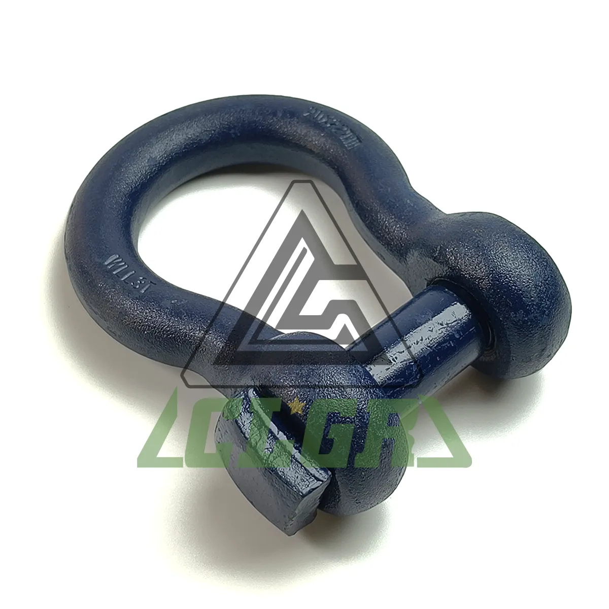 Bow Shackle with Square Head Pin Blue Painted for Trawling China Factory