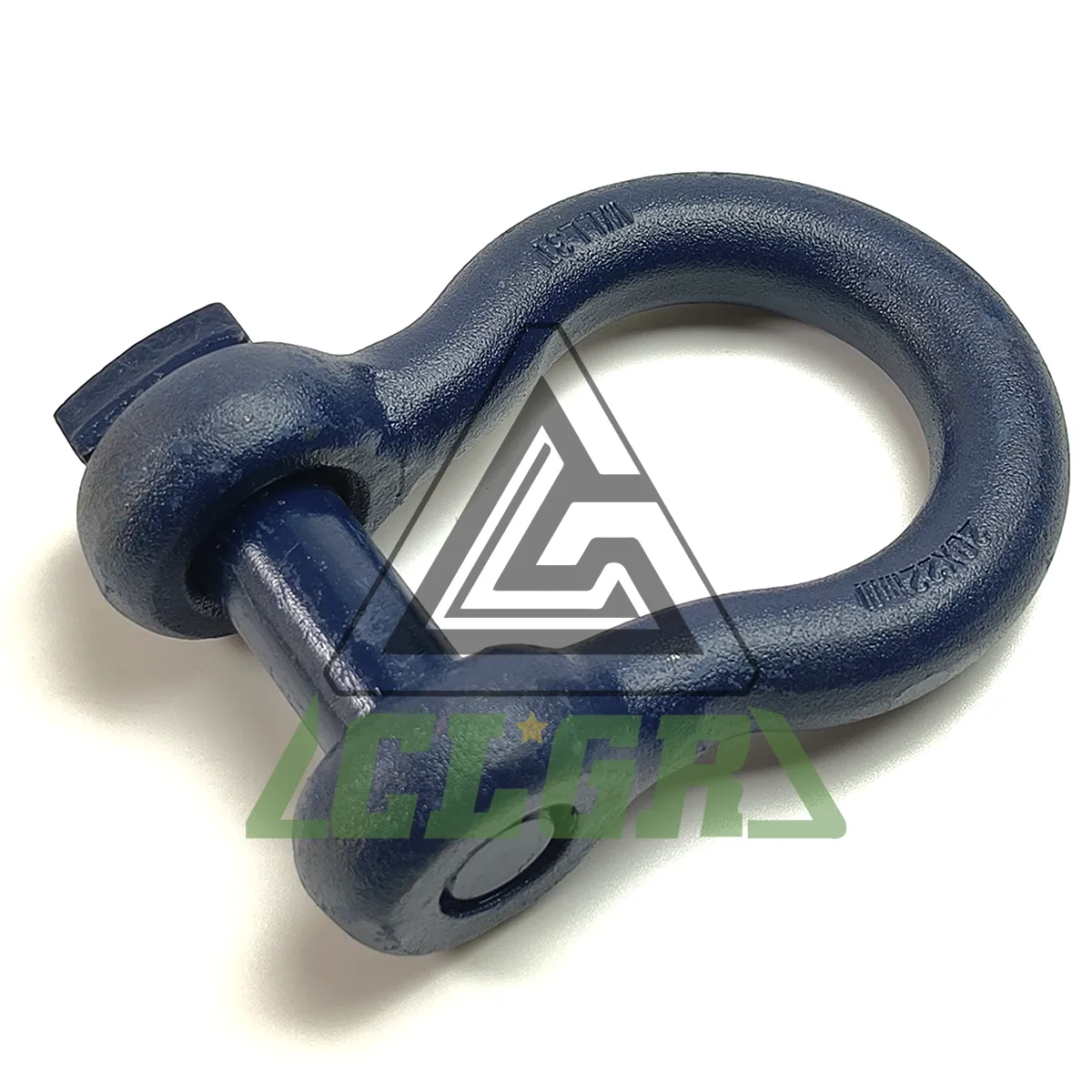 Bow Shackle with Square Head Pin Blue Painted for Trawling China Manufacturer