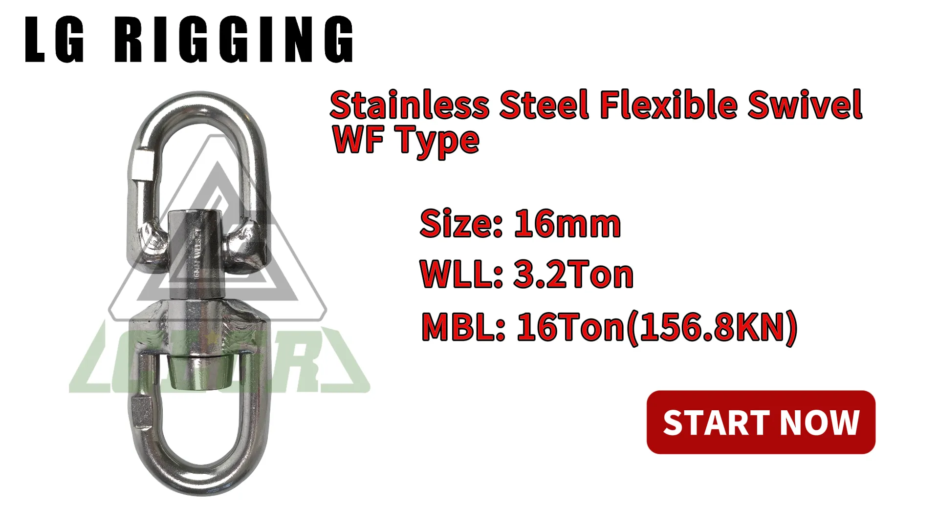 Break Test of CLGR® 16mm Stainless Steel Flexible Swivel WF Type